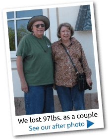 We lost 97lbs. as a couple lost 97lb.s